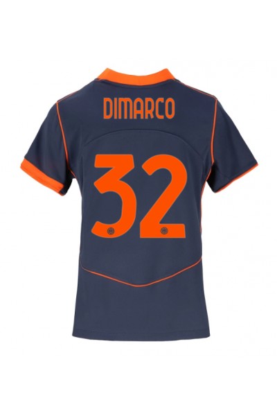 Inter Milan Federico Dimarco #32 Jalkapallovaatteet Naisten Kolmaspaita 2025-26 Lyhythihainen Inter Milan Federico Dimarco #32 Jalkapallovaatteet Naisten Kolmaspaita 2025-26 Lyhythihainen